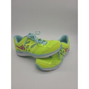 Nike Dual Fusion Lite Women’s Size 11 Running Shoes 599560-700 neon yellow shoes